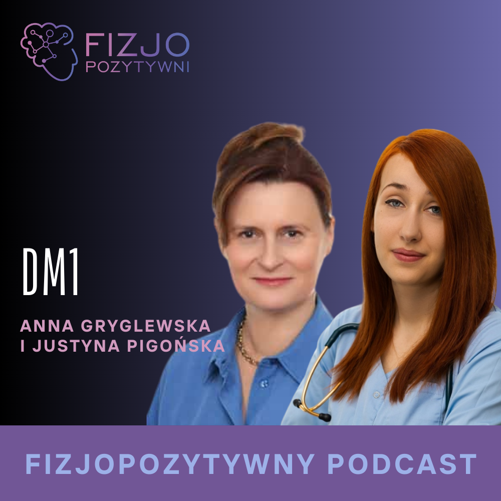 Podcast fizjoterapeuty Dystrofia miotoniczna. na zdjęciu są dwie kobiety, które są doktorkami, specjalizującymi się w dystrofii